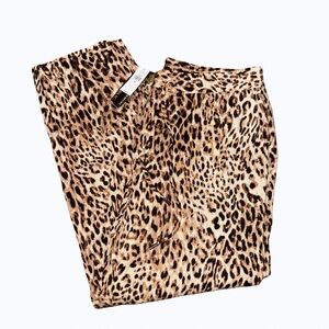 Banana Republic women's cheetah print pull on casual pant